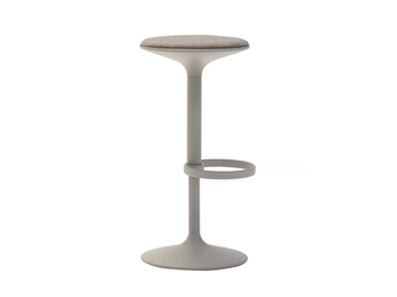 HULA BQ2795 - Aluminium barstool with footrest by Andreu World - view 2
